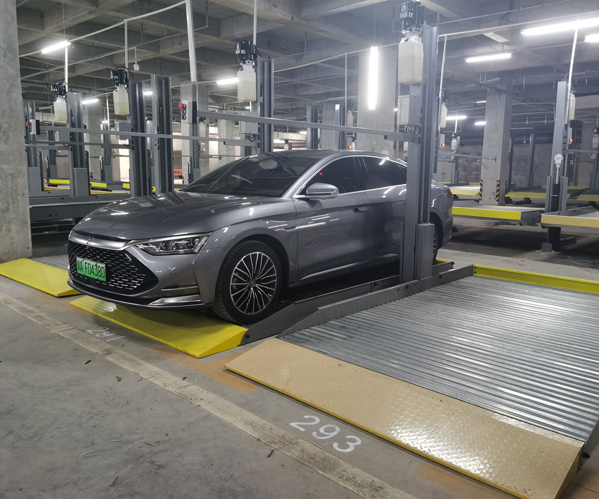 銅梁二層升降平移立體停車庫短租