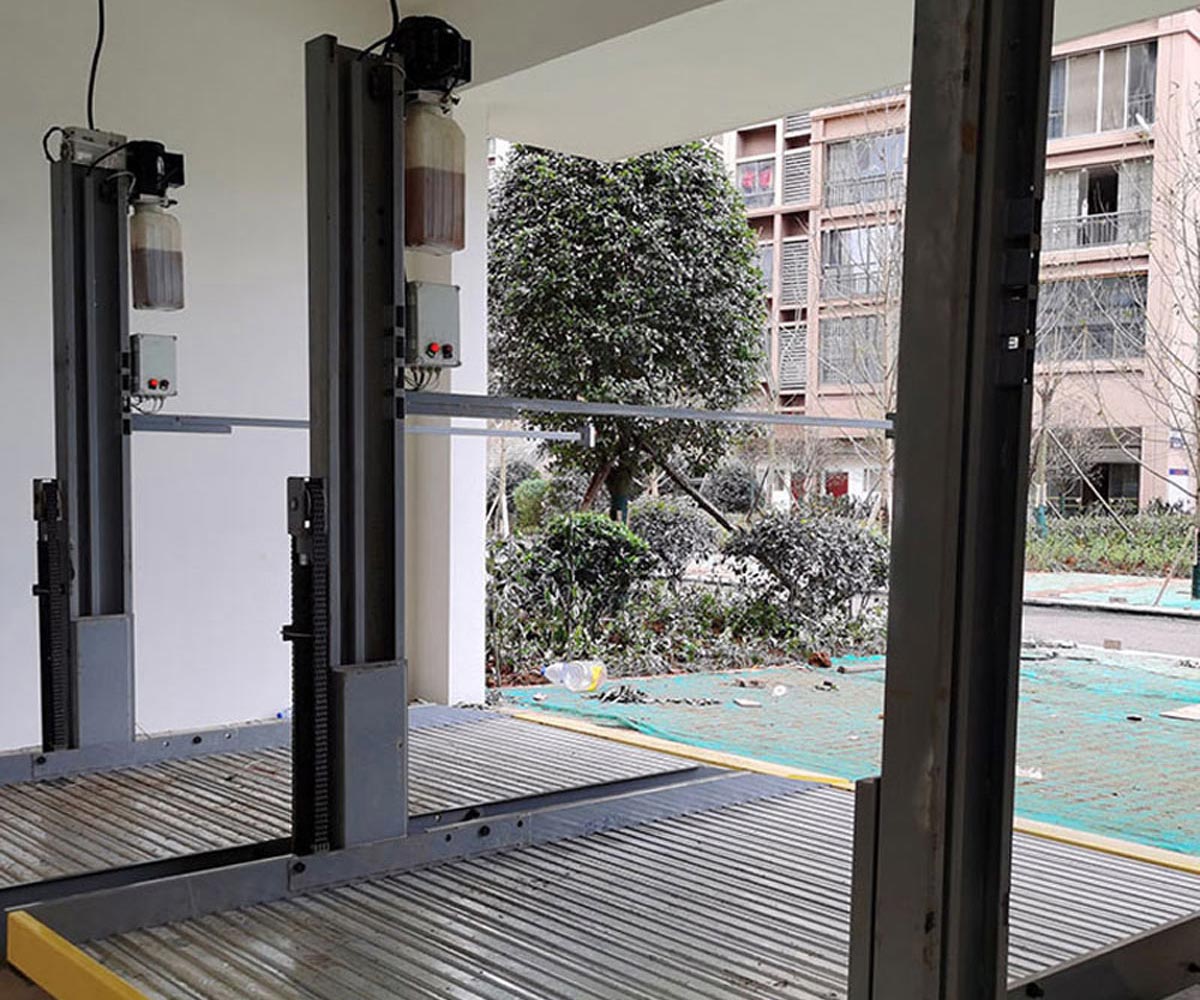 長壽兩柱簡易式機(jī)械停車庫過驗(yàn)收